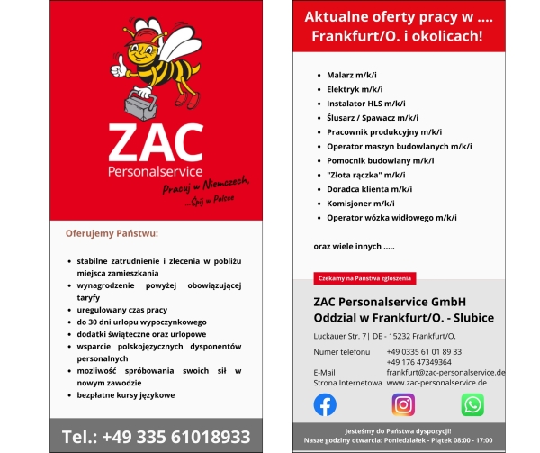 Hier ist Dein Job!